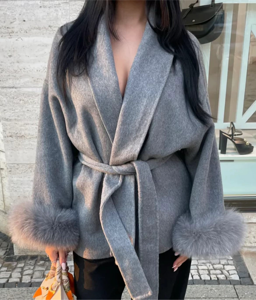 Arctic Grace Wool Coat
