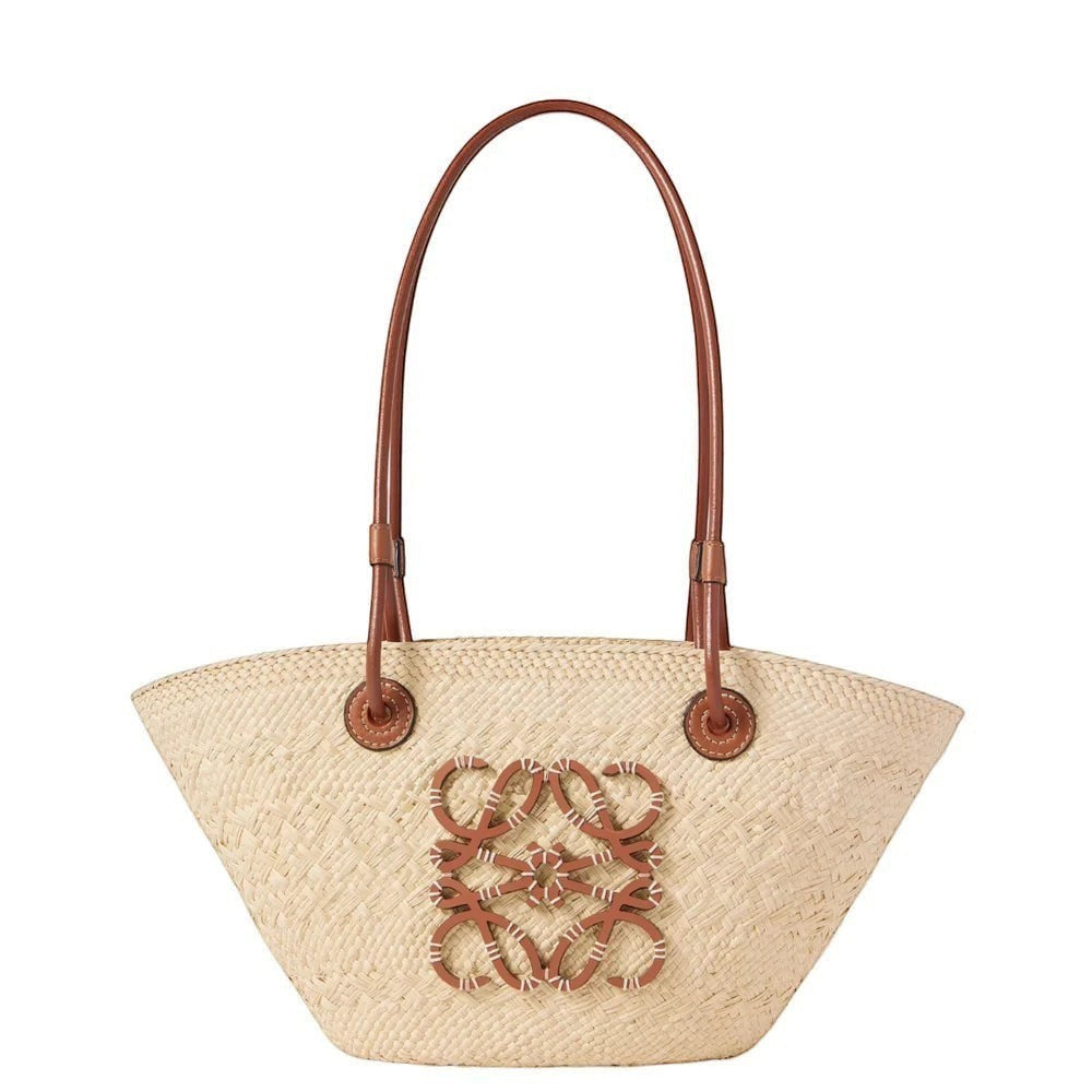 Woven Straw Shoulder Tote Handbag