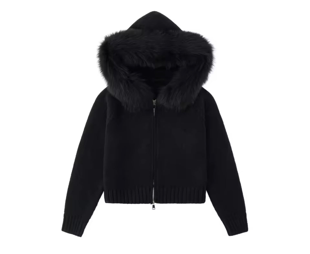 Cozy Knit Hoodie
