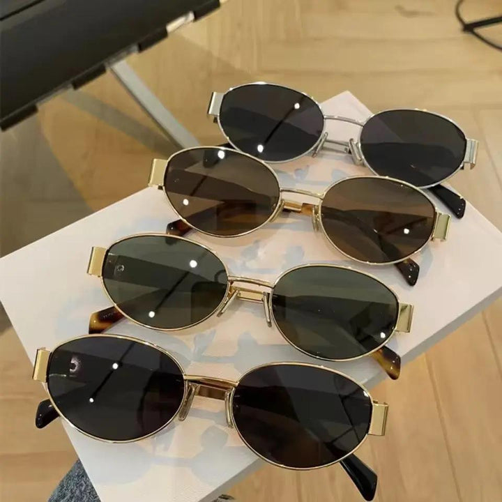 Golden Classic – Runde Retro-Sonnenbrille im Vintage-Look Miraee Paris