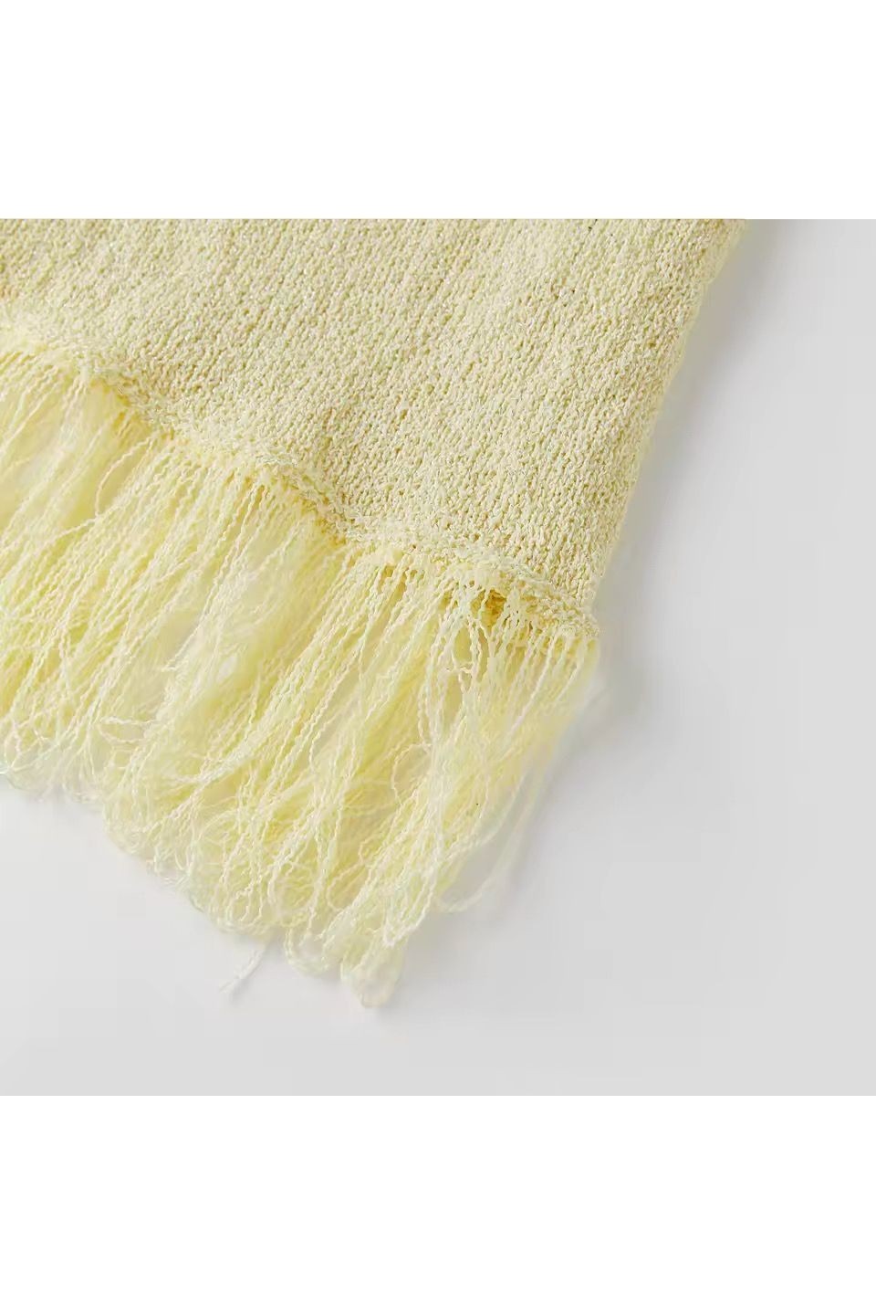 Strickkleid „Stella Mare“ in Lemon Cream