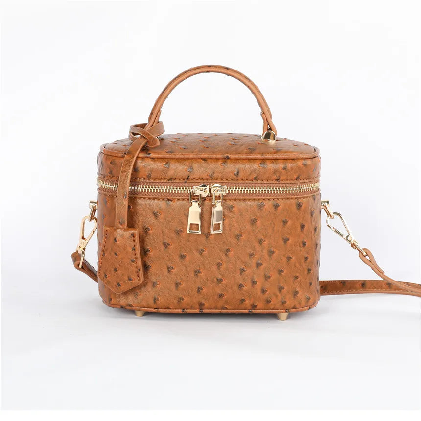 AURÉLIA Emerald Box Bag – Luxuriöse Struktur Handtasche