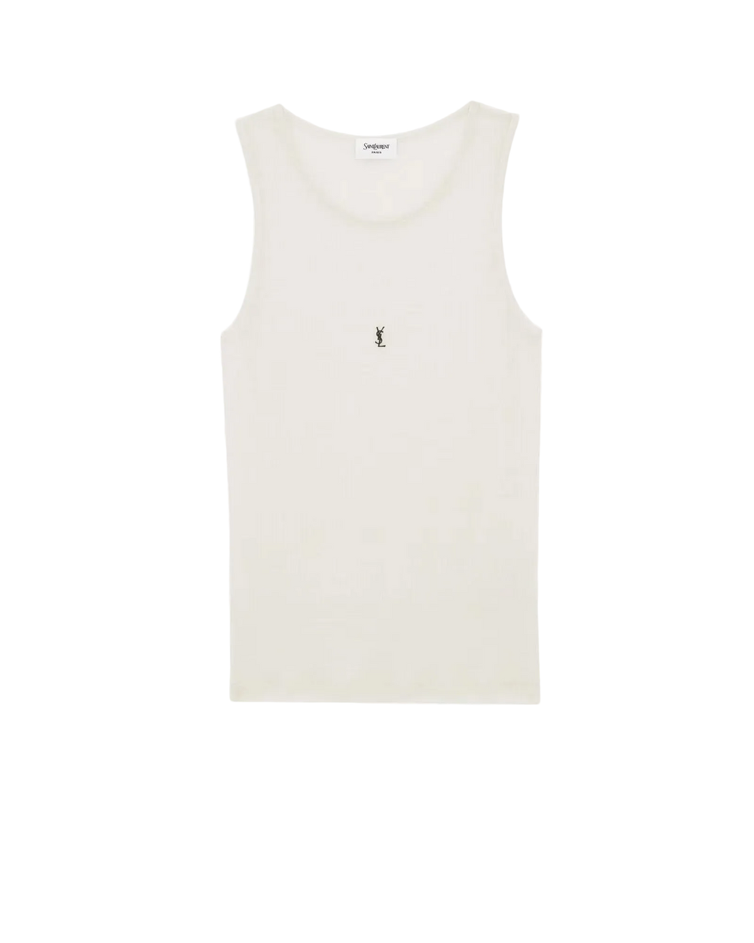 Léa Tank Top – Figurbetontes Damen-Trägershirt in Weiß | Miraee Paris