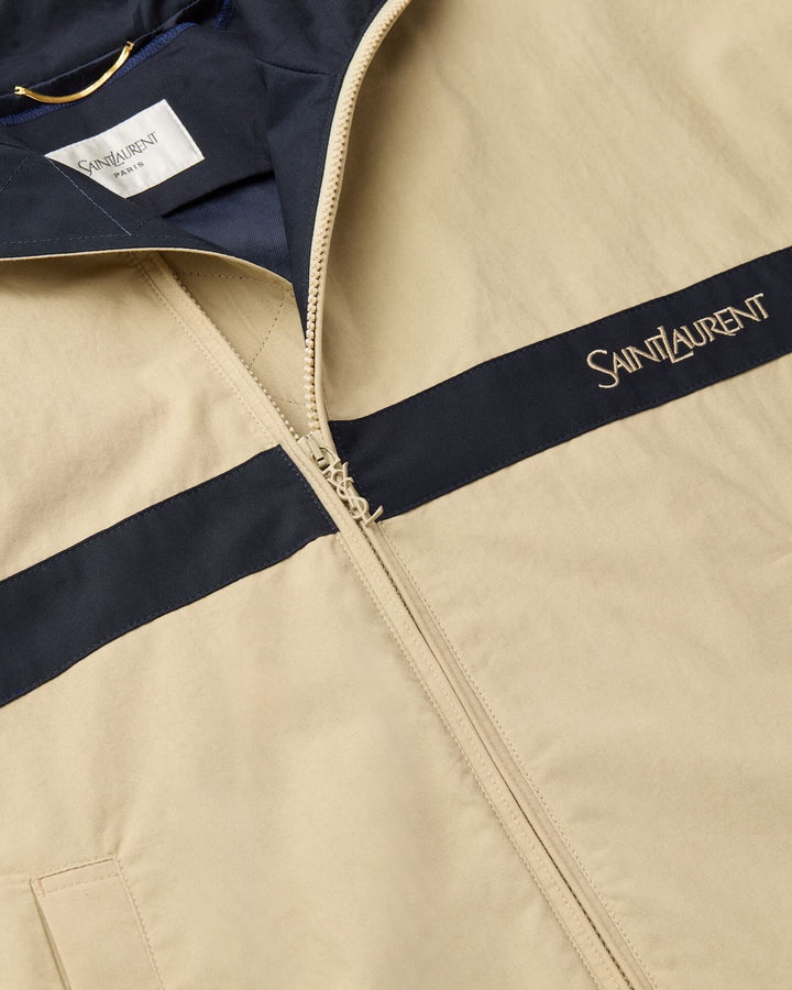 Victoria Track Jacket – Sportlich-elegante Damen-Jacke in Beige & Navy | Miraee Paris