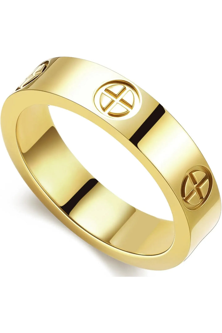 Liebes- & Freundschaftsring – 18K vergoldeter Edelstahl