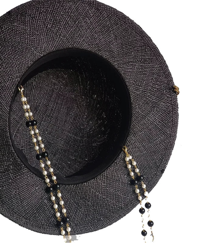 Pearl Straw Sun Hat