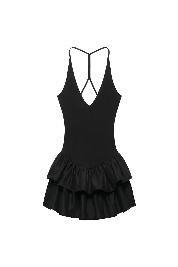 Pink Ruffle Mini Dress – Chic Summer Party Dress