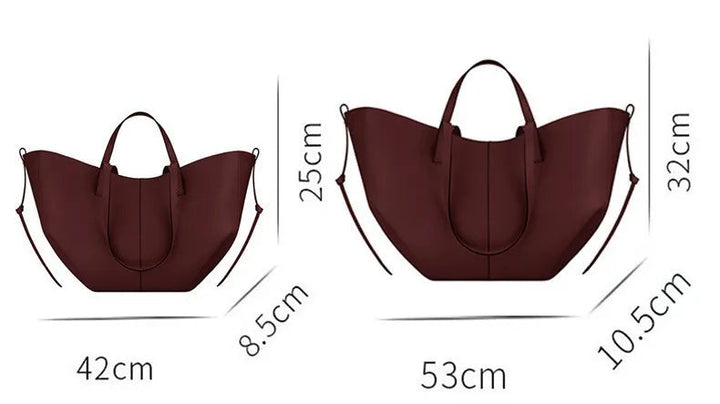 Camille Plissé Bag – Französische Y2K Schultertasche mit großer Kapazität