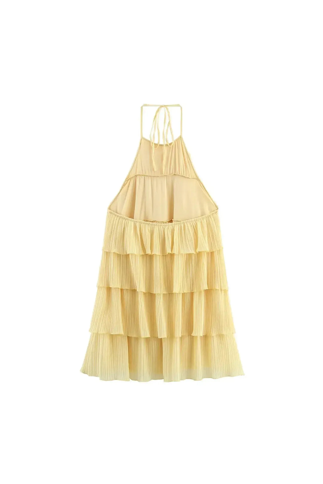 Luna Sun Dress – Rückenfreies A‑Linie Sommer‑Minikleid