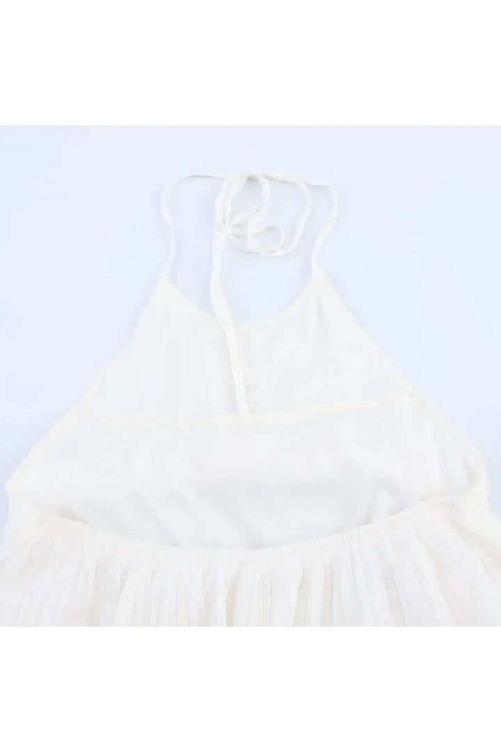 Luna Sun Dress – Rückenfreies A‑Linie Sommer‑Minikleid