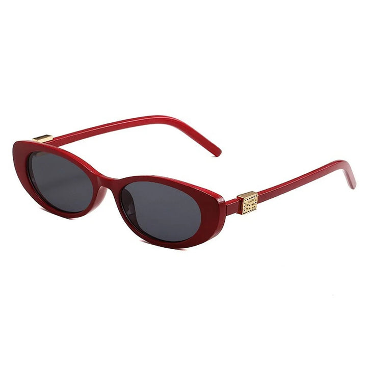 Mira Oval Lumière Retro Sunglasses