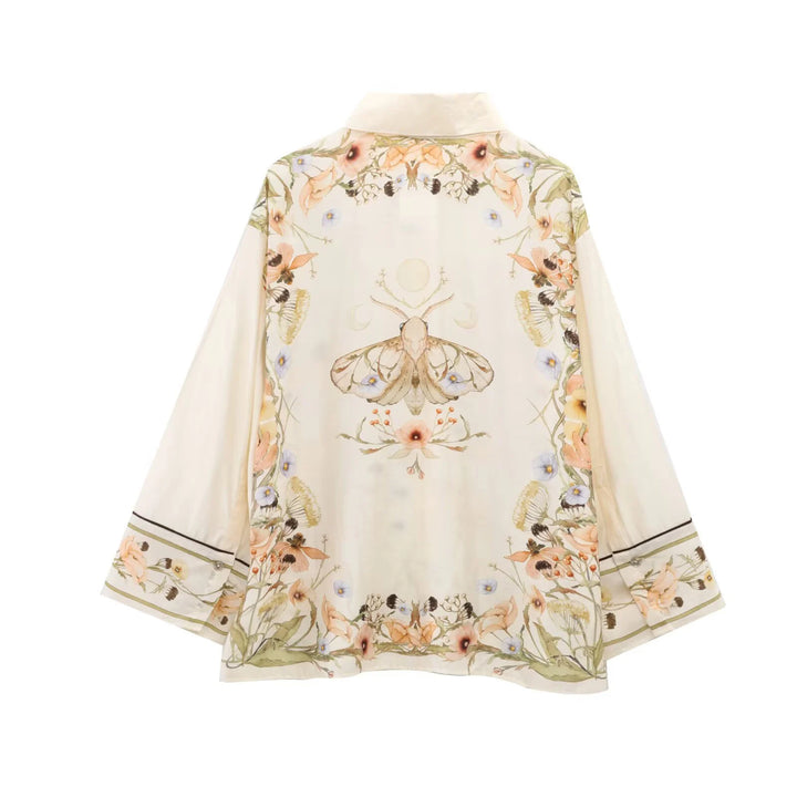Hannah Floral Shirt – Lässiges Damen-Blusenshirt für Frühling & Sommer