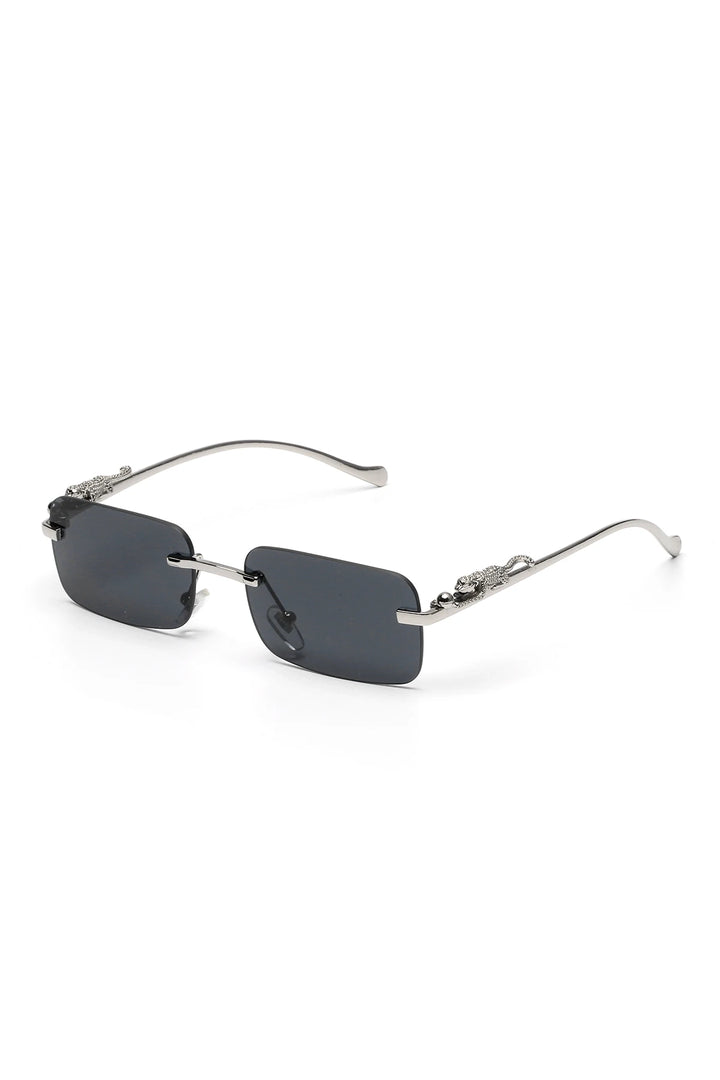 Ruiao rimless sunglasses UV400 fashion square metal glasses for men women designer man's brand sun glasses shades for outdoor