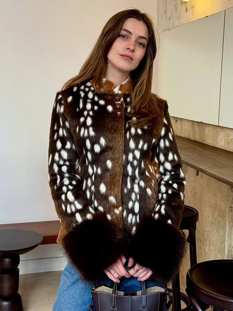 LÉOPARD – Leichte Damenjacke mit Leo-Print