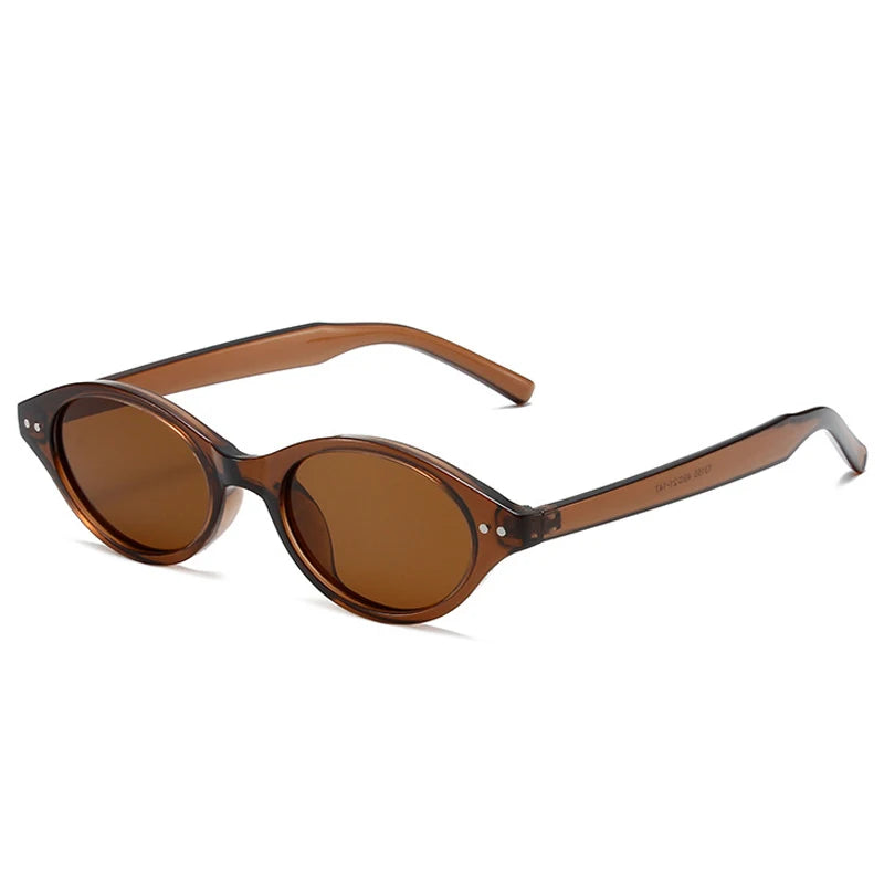 NOIRÉ Oval Sunglasses – Retro UV400 Sonnenbrille