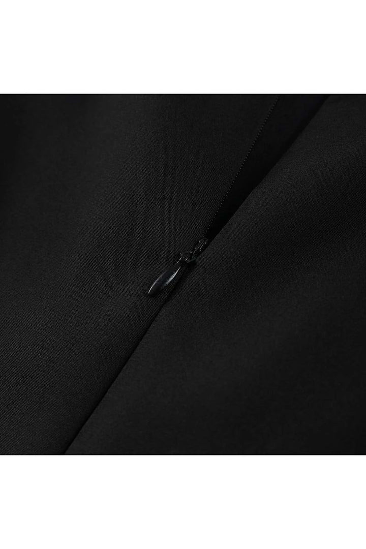 Seraphina Puff Damen Minikleid – Elegantes Schwarzes Abendkleid