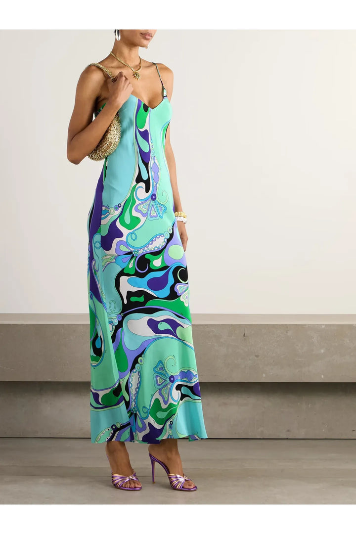 Bohemian Maxi Dress – Vacation Elegance