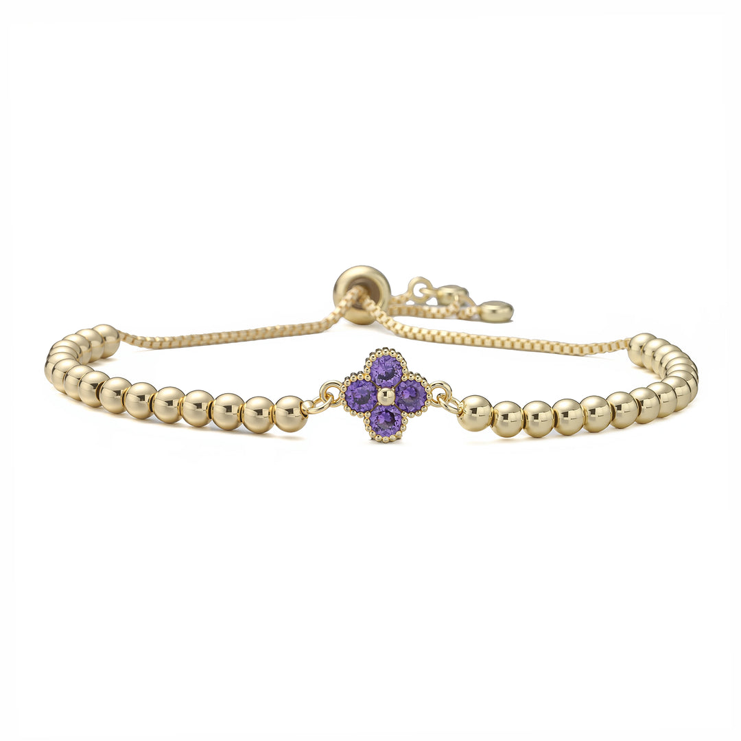 LUMINA Birthstone Bracelet – Verstellbares Geburtsstein Armband