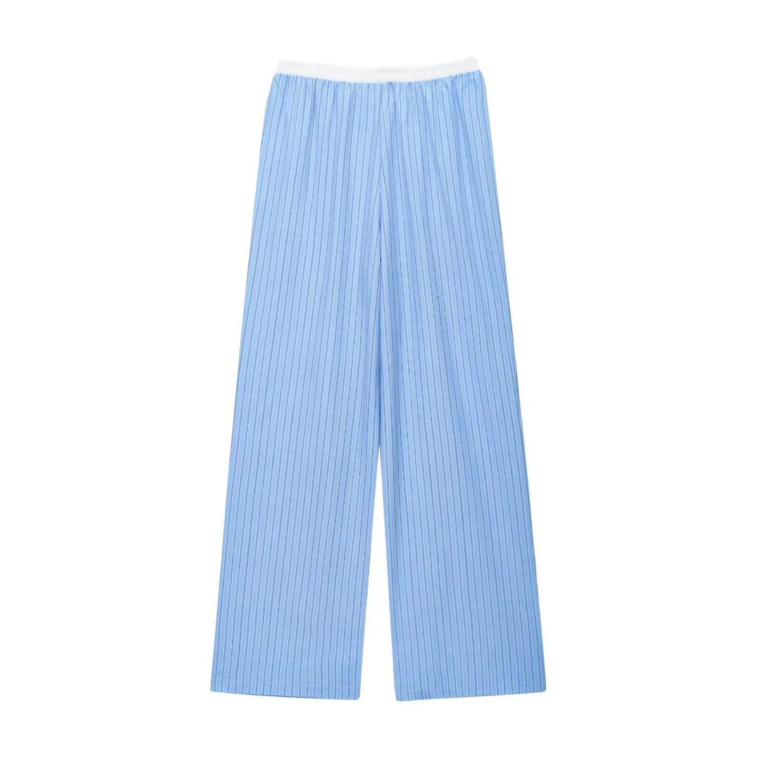 Emily Striped Pantsuit – Lässiger Zweiteiler für Damen