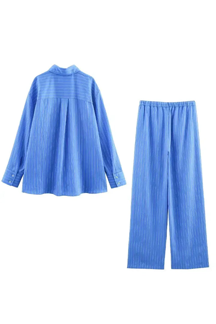 Clara Striped Suit – Sommerlicher Zweiteiler für Damen