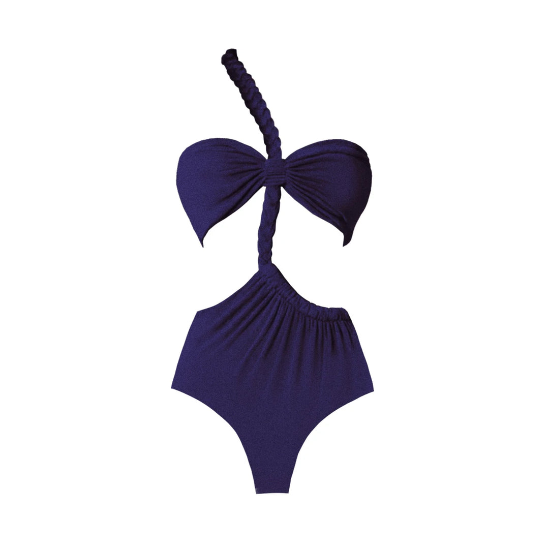 Sophia One-Shoulder Bikini Set – Elegantes Damen-Badeoutfit mit Rüschen & Cover-Up