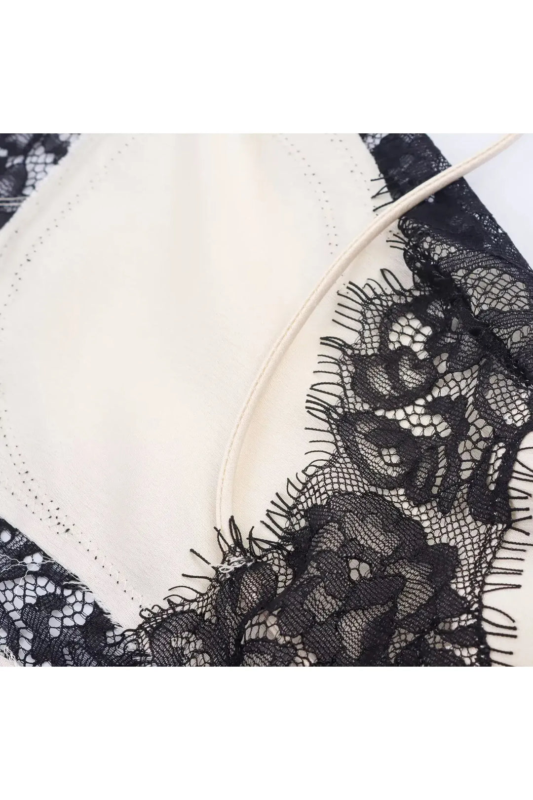 Lace Halter Dress – Asymmetric Summer Elegance