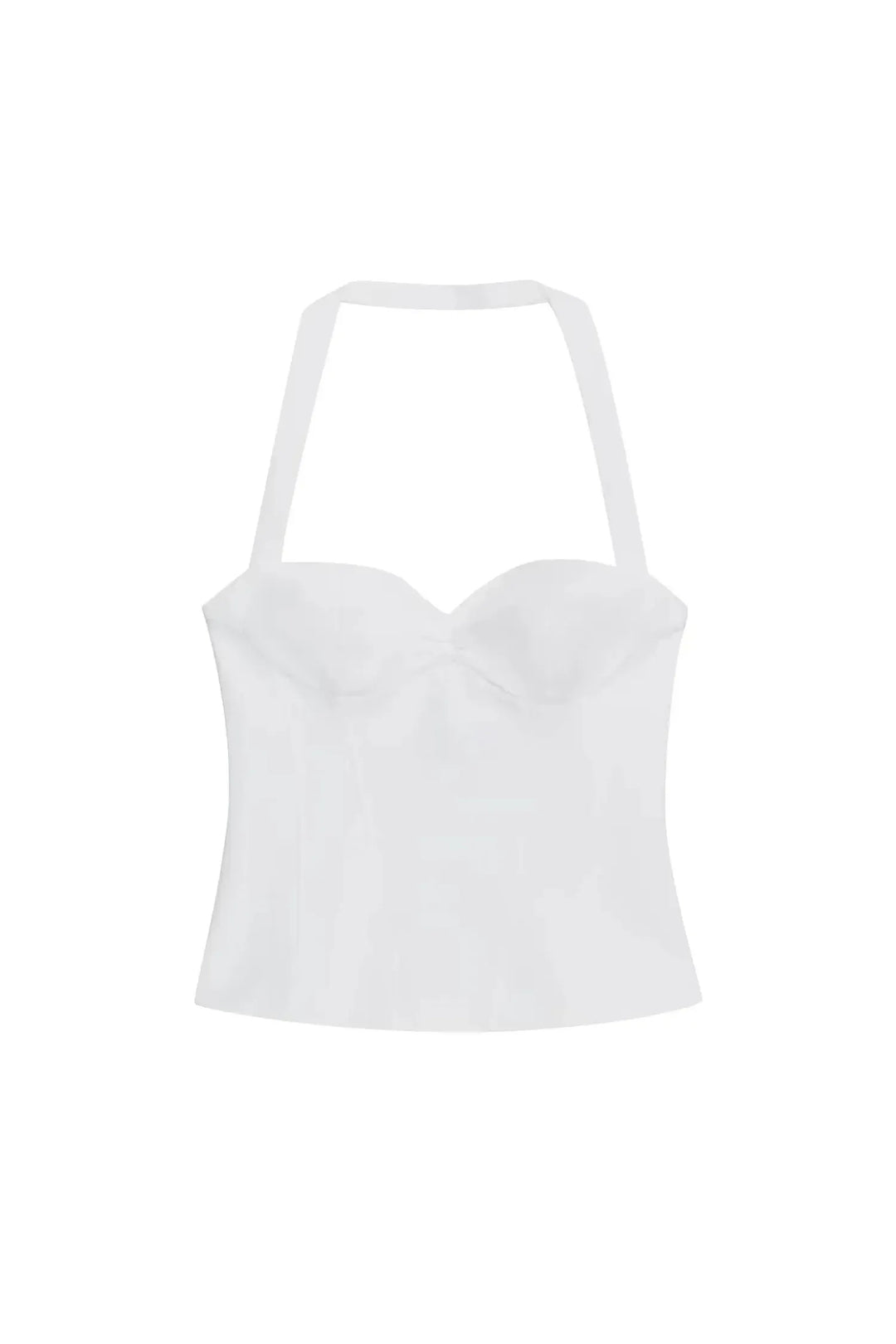 Polka Dot Halter Corset Top – Y2K Sommer Top