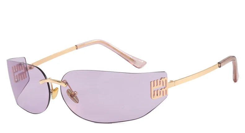 Sonnenbrille Ava – Elegante rahmenlose Light Luxury
