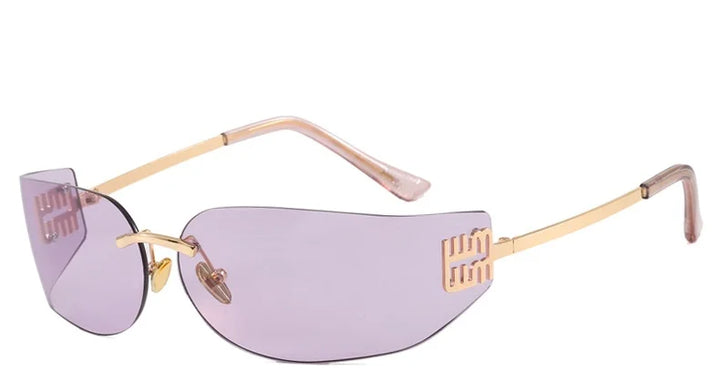 Sonnenbrille Ava – Elegante rahmenlose Light Luxury