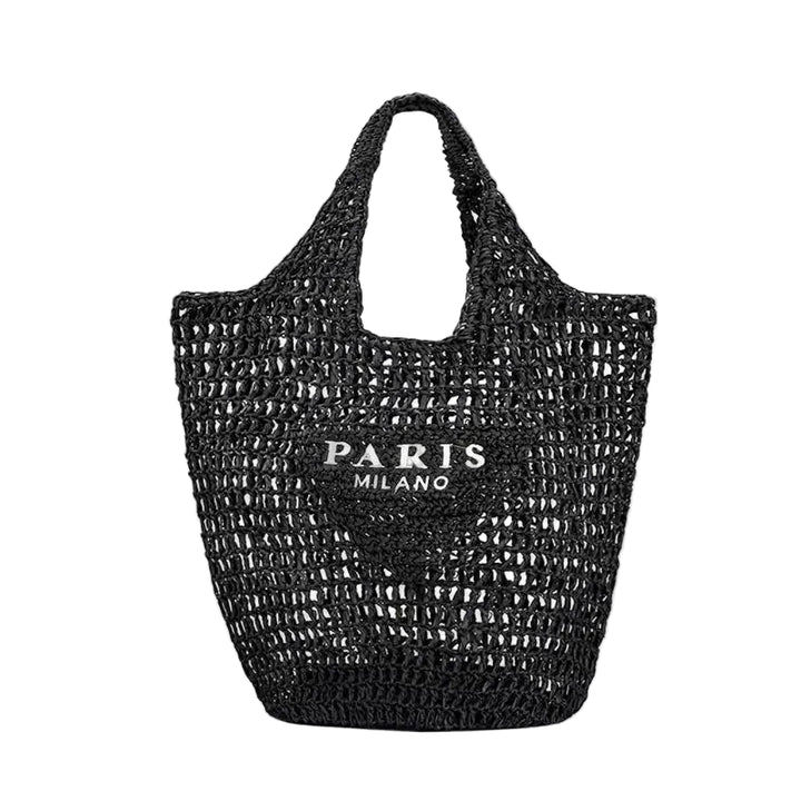 Geflochtene Raffia Strandtasche – Große Boho Shopper Tasche