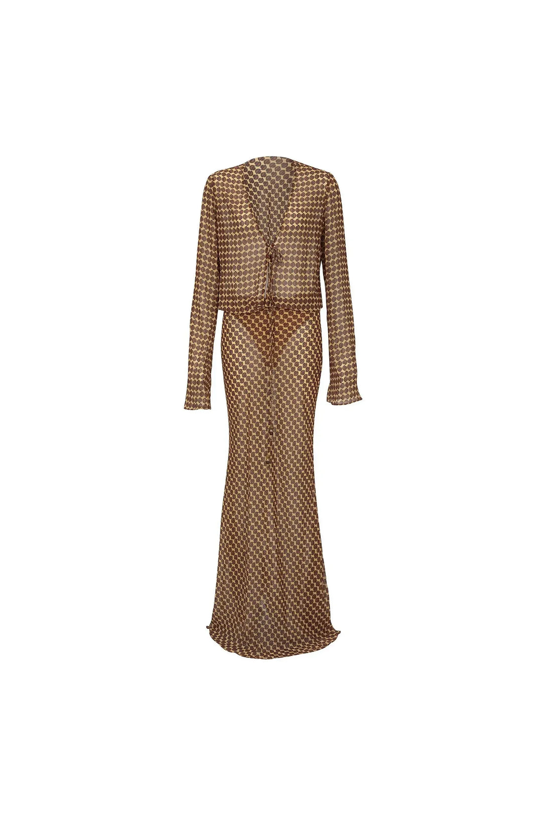 Luna Striped Cover-Up – Sexy Bikini-Kleid