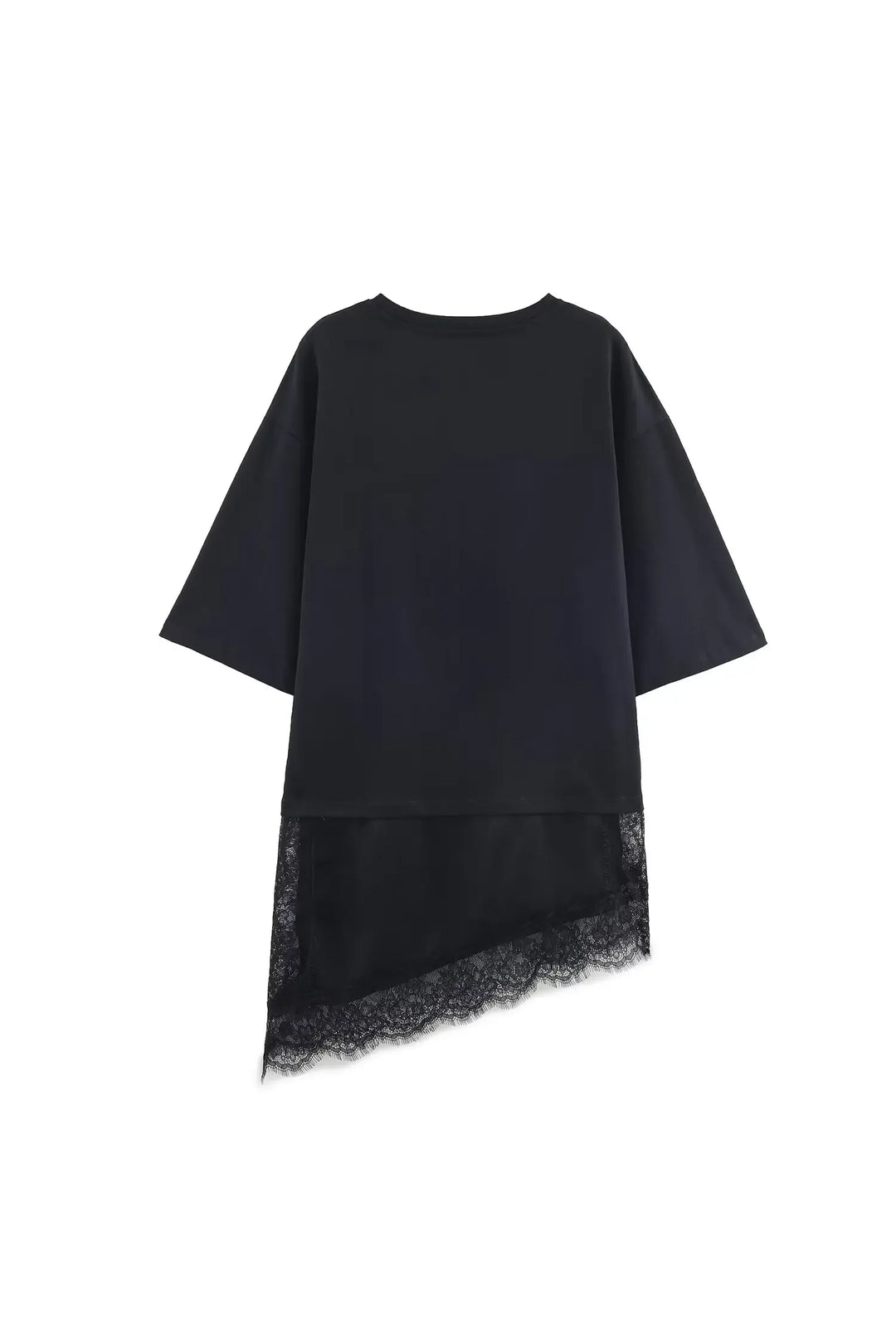 ELENA - Lace Damen Top – Asymmetrisches Shirt