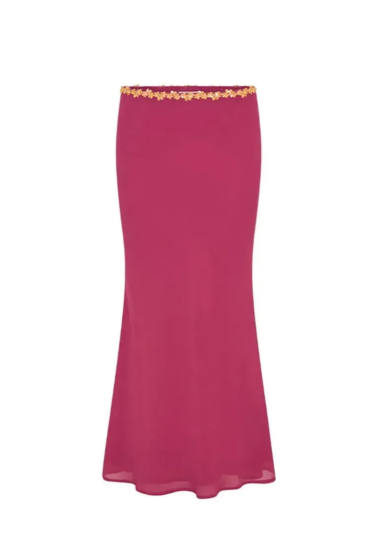 Corset Top & Mermaid Skirt Set – Chic Summer Co-Ord