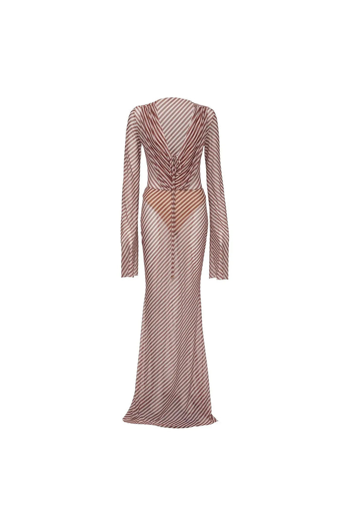 Luna Striped Cover-Up – Sexy Bikini-Kleid