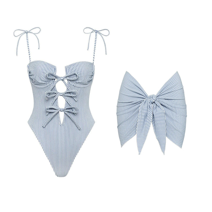 Lily Halter One-Piece – Stylischer Damen-Monokini mit Cover-Up