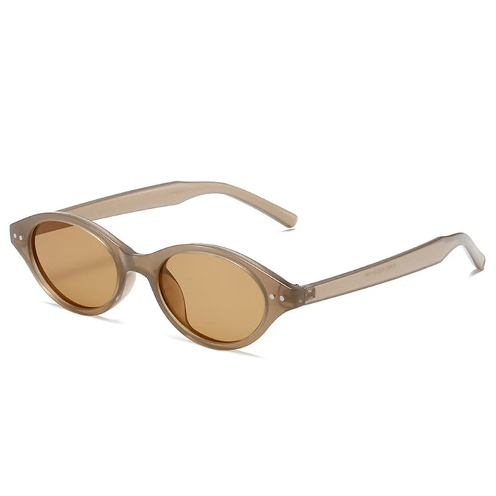 NOIRÉ Oval Sunglasses – Retro UV400 Sonnenbrille