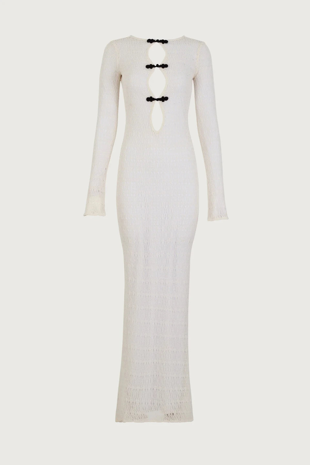 Backless Knitted Beach Dress – Chic Vacation Cover Up
