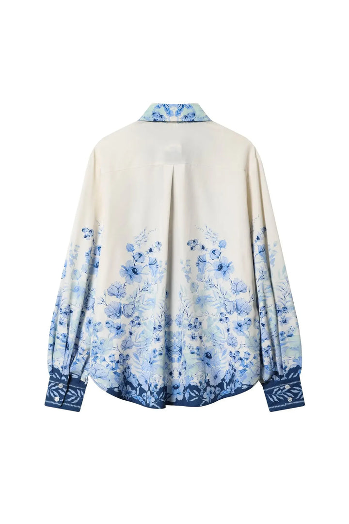 Sophie Lyocell Shirt & Pants Set – Elegantes Outfit im europäischen Stil