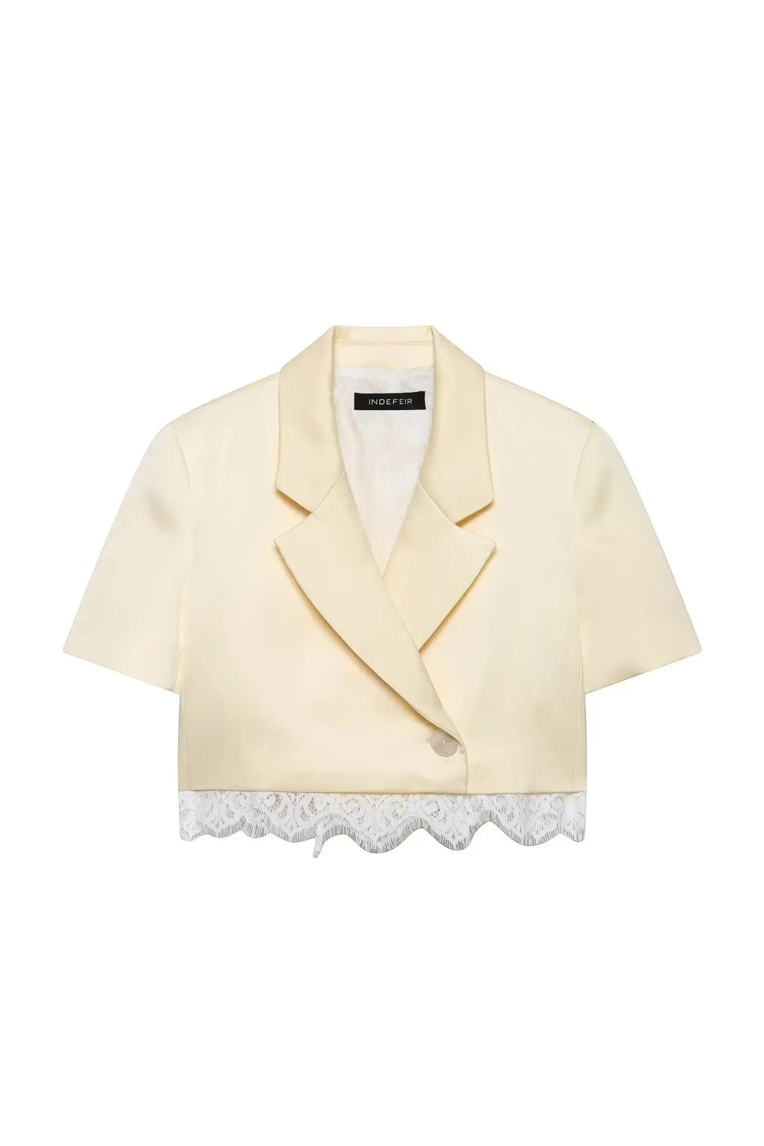 Lace Patchwork Blazer Set – Chic Summer Co-Ord