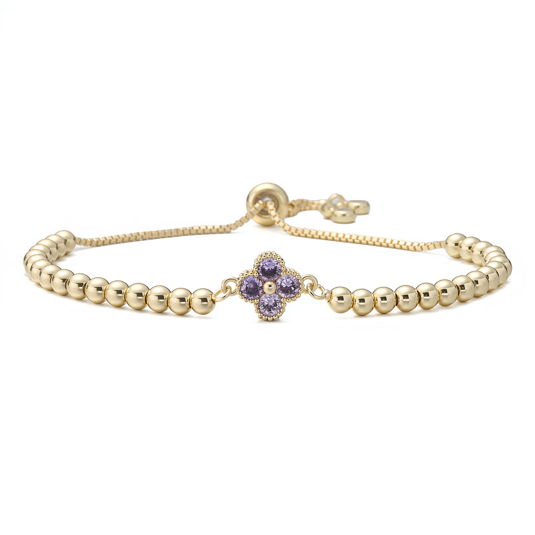LUMINA Birthstone Bracelet – Verstellbares Geburtsstein Armband