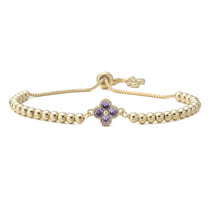 LUMINA Birthstone Bracelet – Verstellbares Geburtsstein Armband