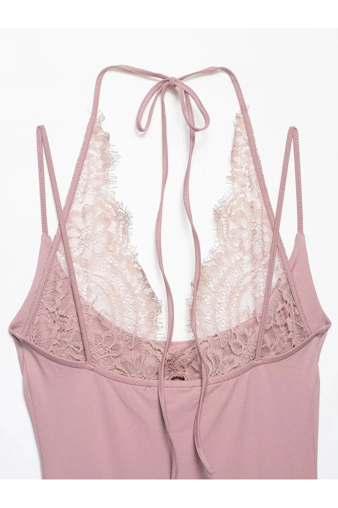 Lace Halter Backless Jumpsuit – Sexy Summer Bodysuit