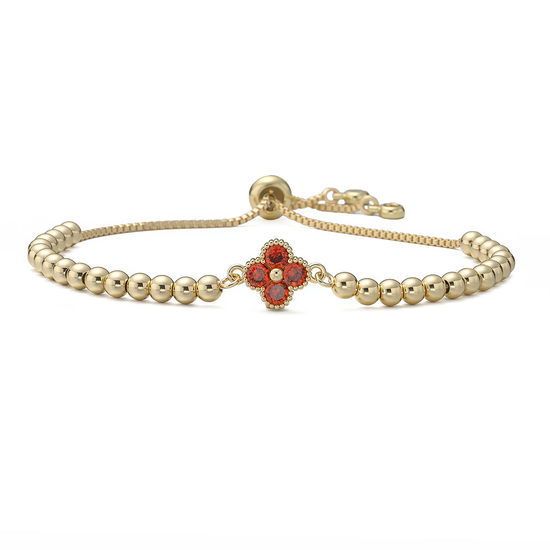 LUMINA Birthstone Bracelet – Verstellbares Geburtsstein Armband