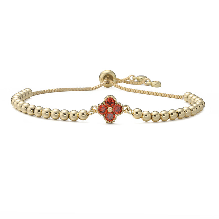LUMINA Birthstone Bracelet – Verstellbares Geburtsstein Armband