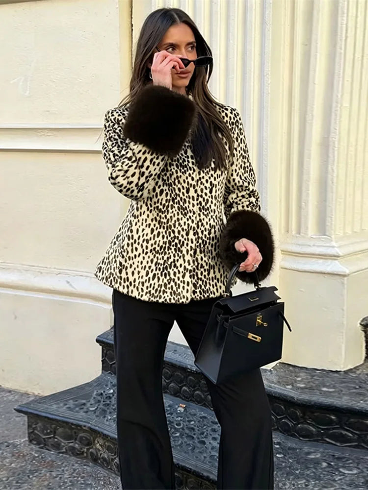 LÉOPARD – Leichte Damenjacke mit Leo-Print