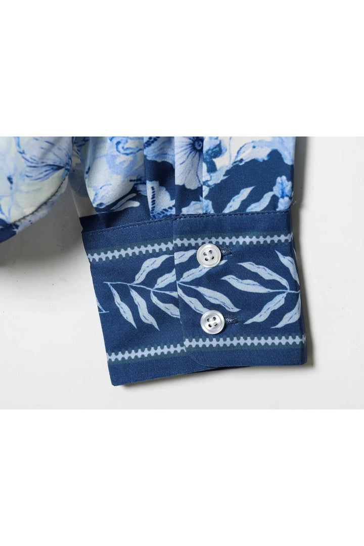 Sophie Lyocell Shirt & Pants Set – Elegantes Outfit im europäischen Stil