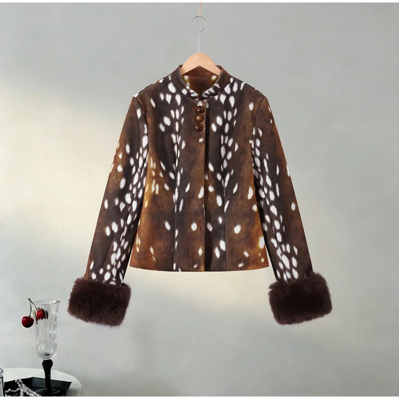 LÉOPARD – Leichte Damenjacke mit Leo-Print
