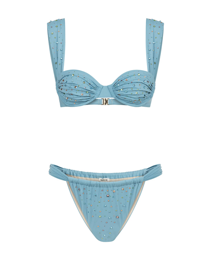 Sophie Push-Up Monokini – Sexy 1-teiliger Damen-Badeanzug mit Patchwork-Design