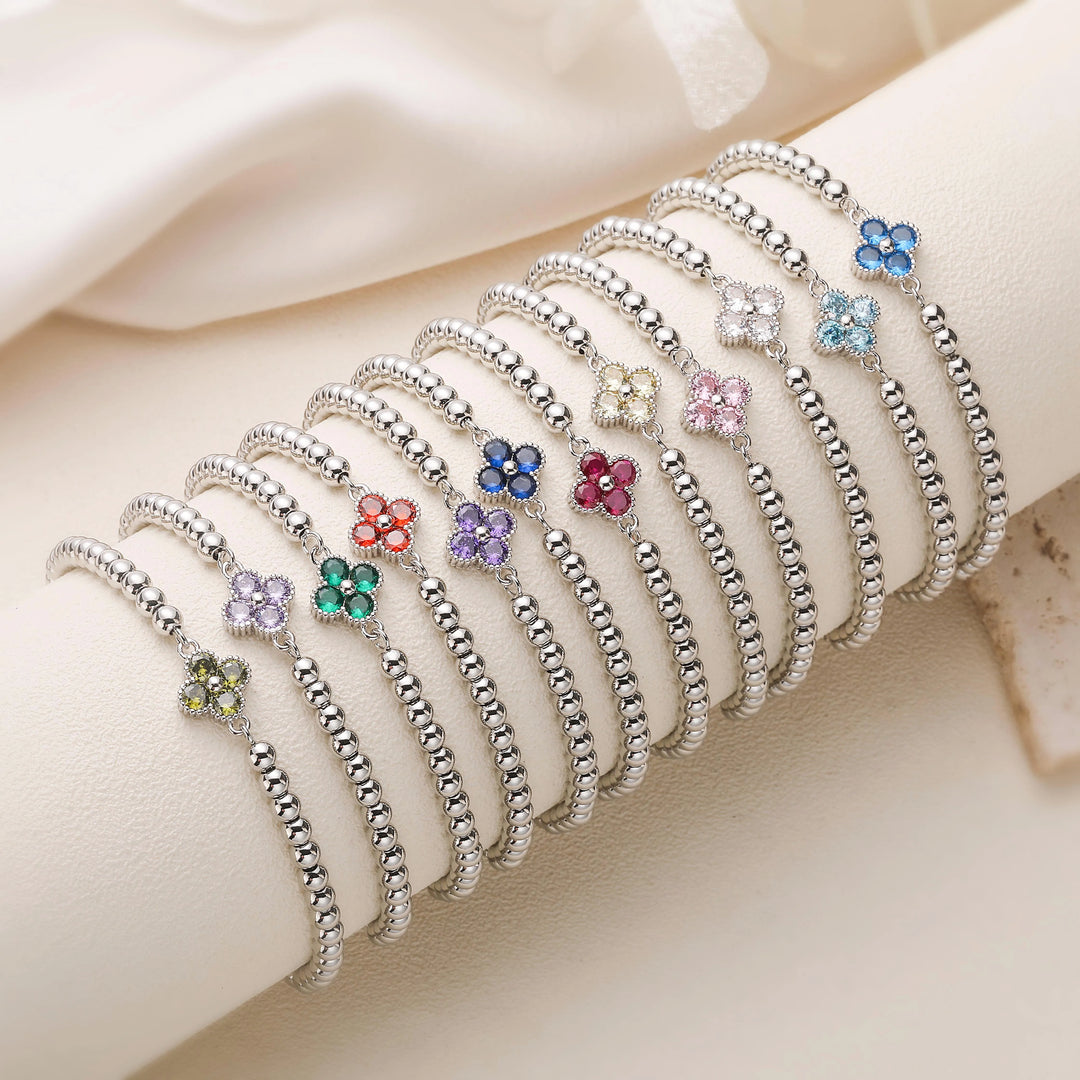 LUMINA Birthstone Bracelet – Verstellbares Geburtsstein Armband