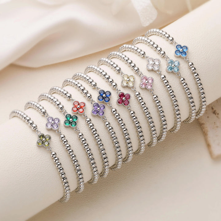 LUMINA Birthstone Bracelet – Verstellbares Geburtsstein Armband